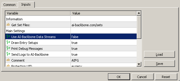 Disabling AI-data stream